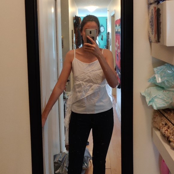 Unique White Tank Top - Picture 7 of 7